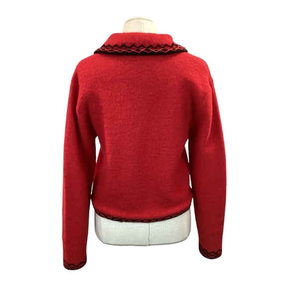 Vintage Christopher & Banks Wool Jacket Red - Picture 3 of 12